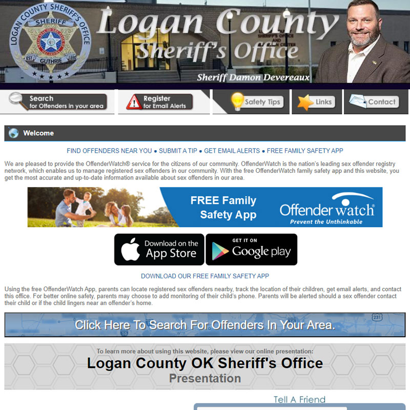 Logan County Sex Offender Watch Program